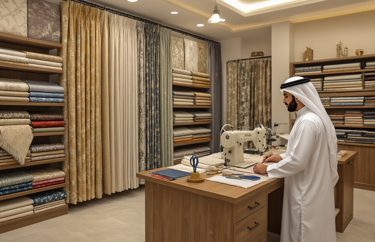 معايير اختيار أفضل محل تفصيل ستائر في الرياض