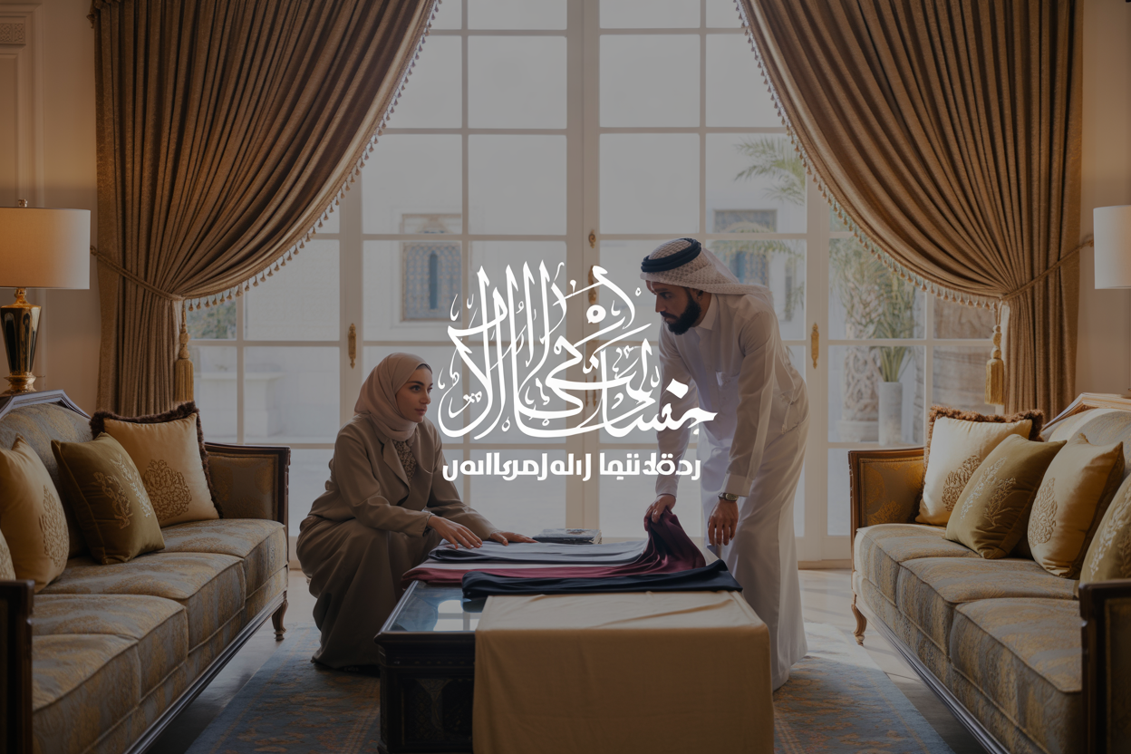 كنب وستائر مفصلة بالرياض