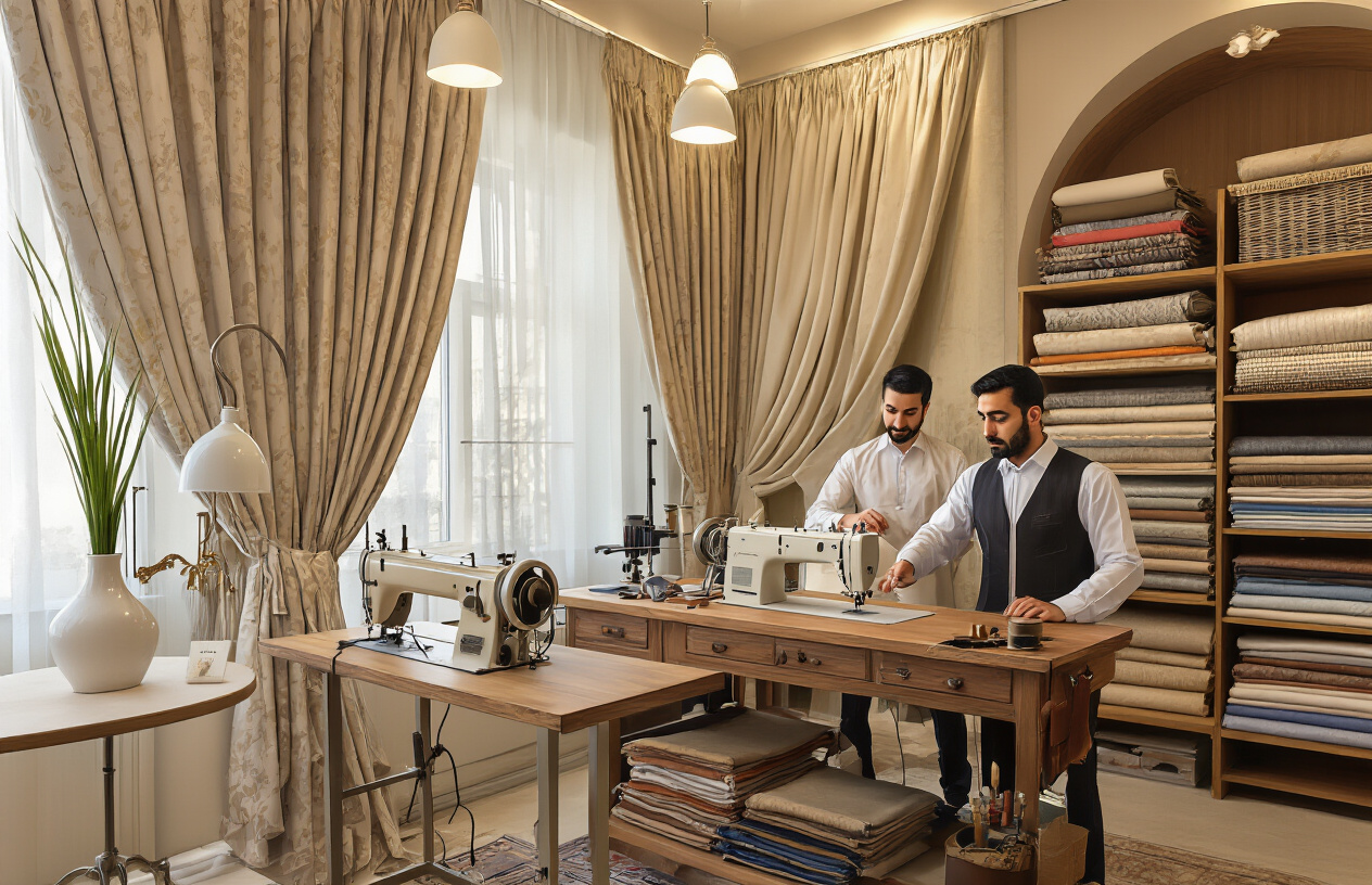 خدمات إضافية يقدمها أفضل محل تفصيل ستائر