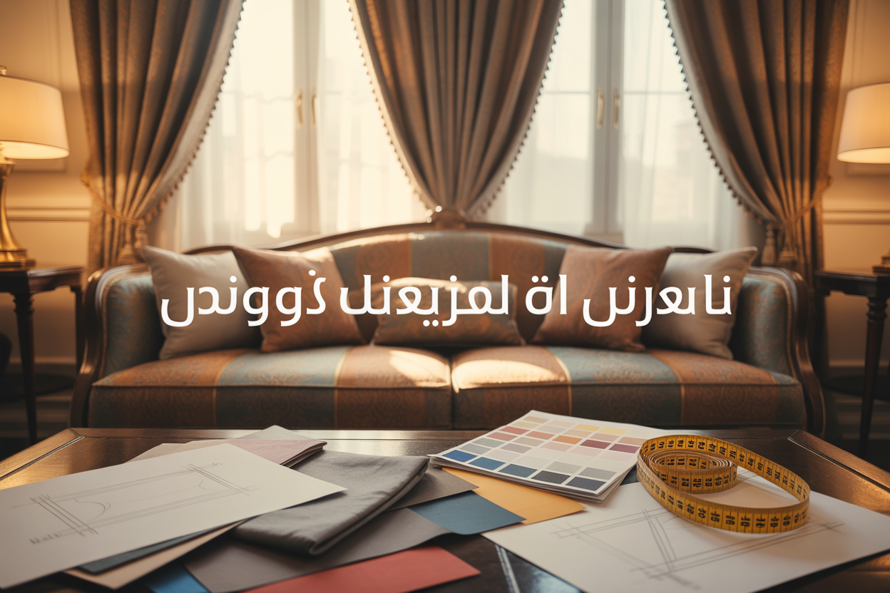 تفصيل كنب وستائر للمنازل