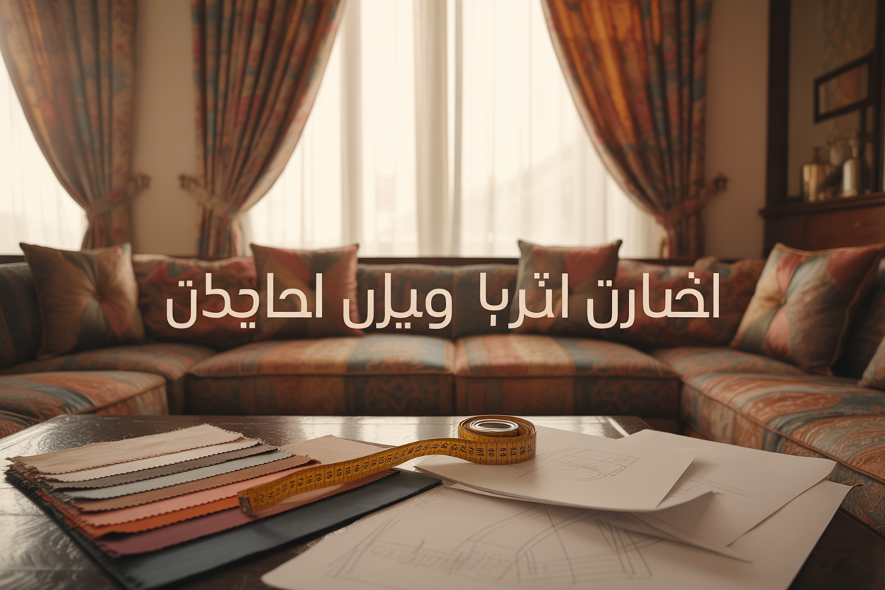 تفصيل كنب وستائر للمنازل