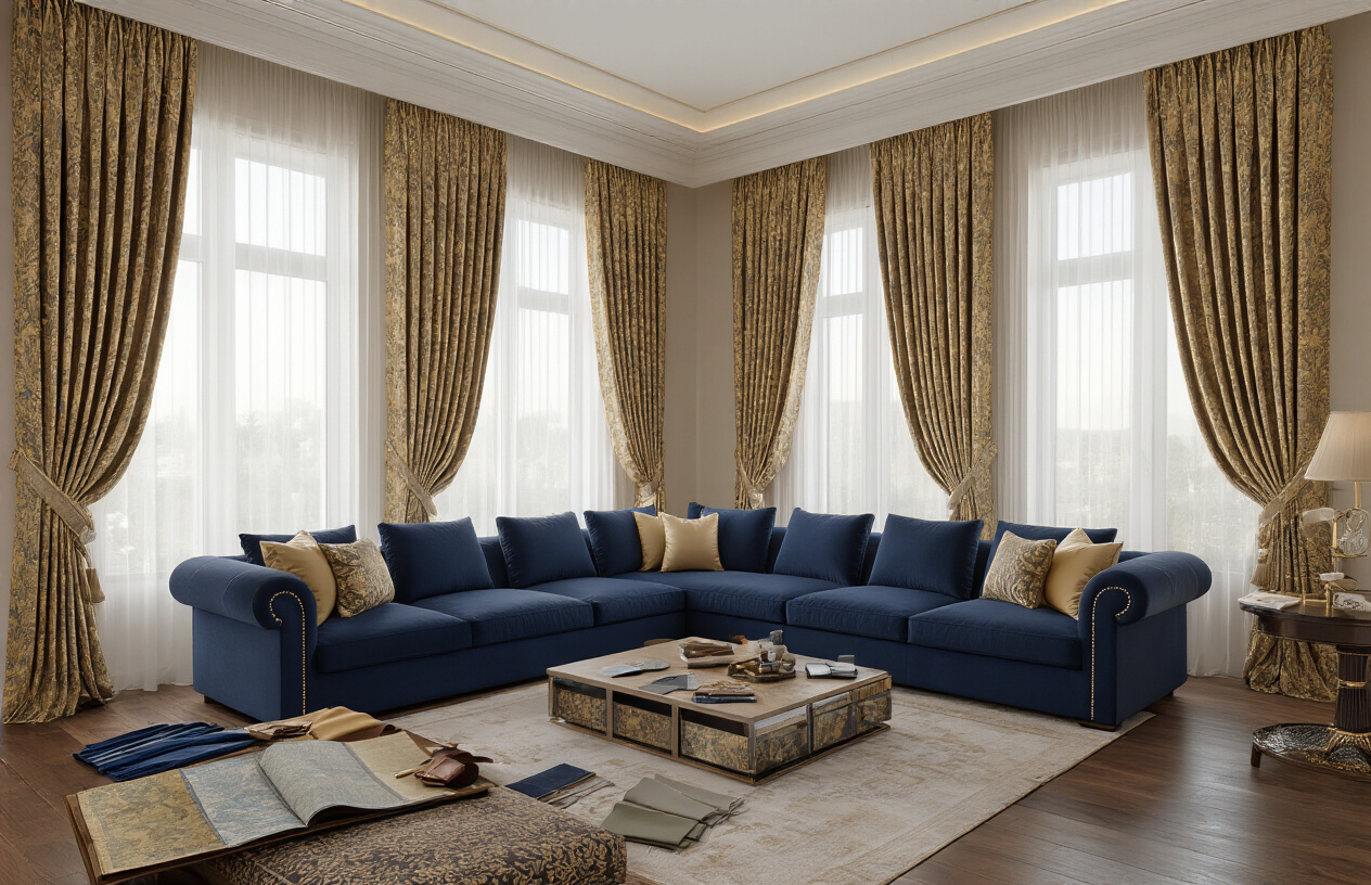 مزايا التفصيل حسب الطلب للكنب والستائر