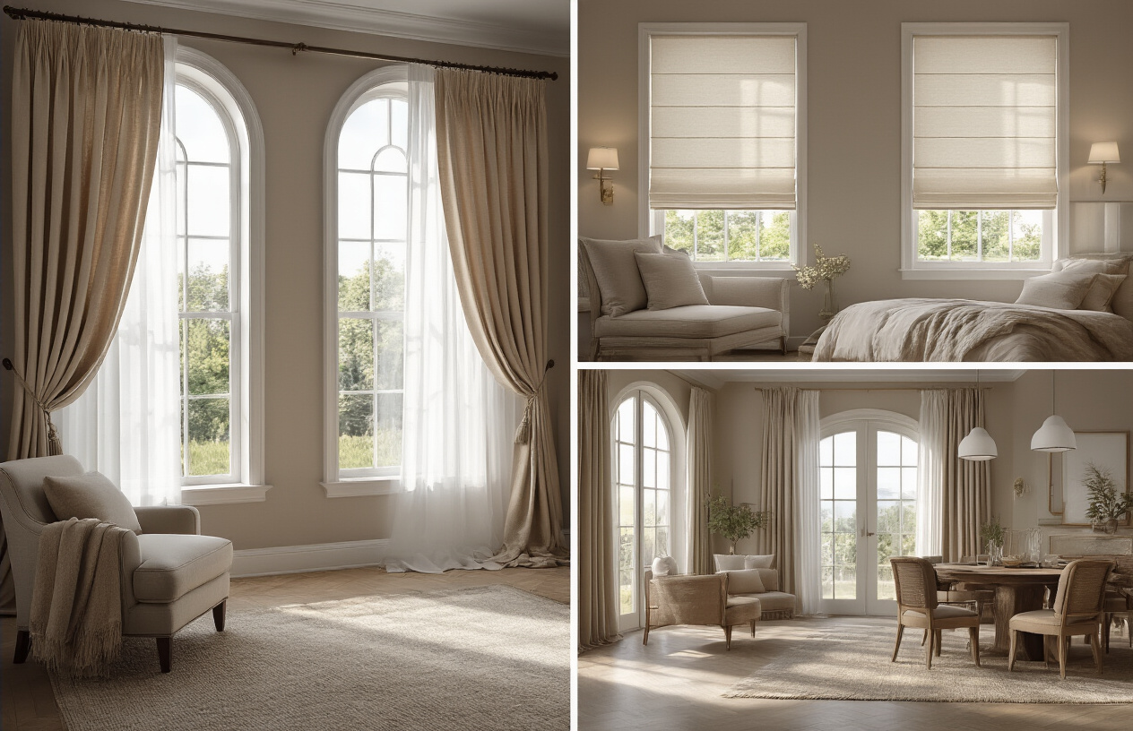 تصميم الستائر المخصصة لكل غرفة