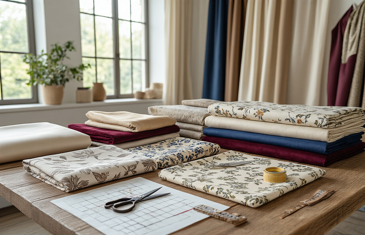 اختيار القماش والتصميم المناسب