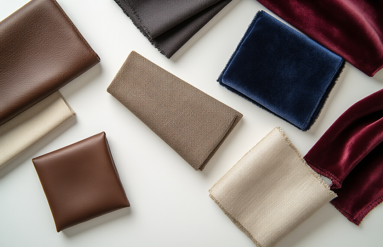 أنواع الخامات الفاخرة المستخدمة في التصنيع