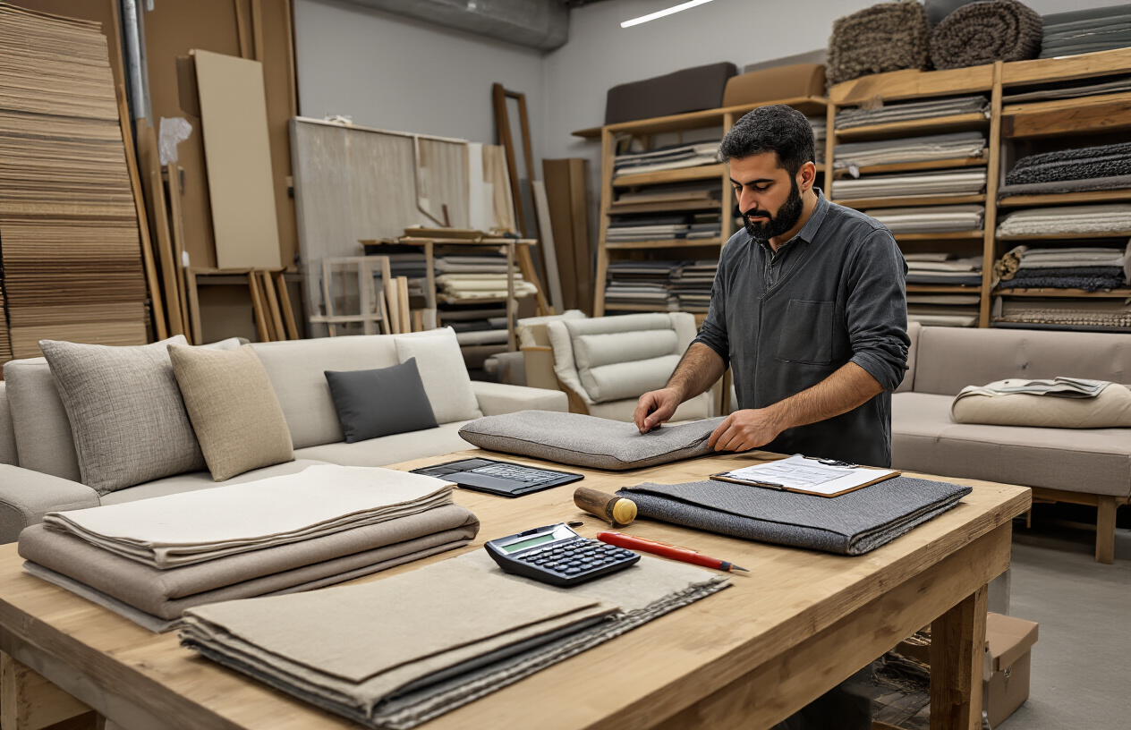 العوامل المؤثرة في تسعير تفصيل الكنب