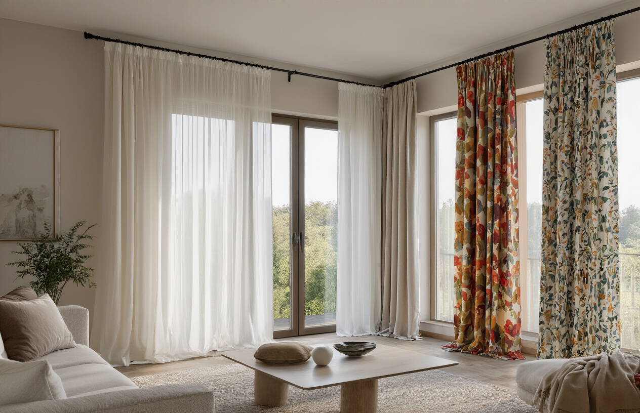 أنواع الستائر المتاحة للتفصيل المنزلي